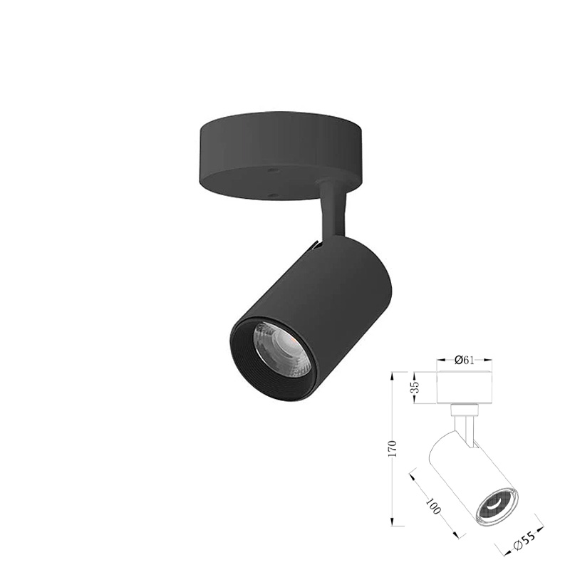 Đèn Chiếu Điểm Đế Ngồi | LDVSP SF 12W (WH/BK) RA90 CCTSW - Ảnh 2