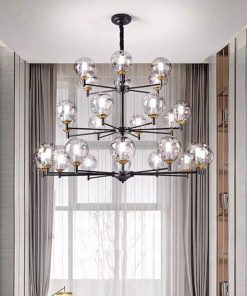 Đèn Chùm Kính Trong Suốt Kiểu Bắc Âu | LEDTOT DTT 91BM