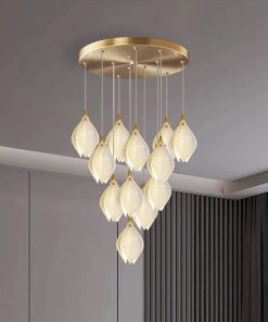 Đèn Chùm Lá Thiết Kế Cao Cấp | LEDTOT DTT 82NL