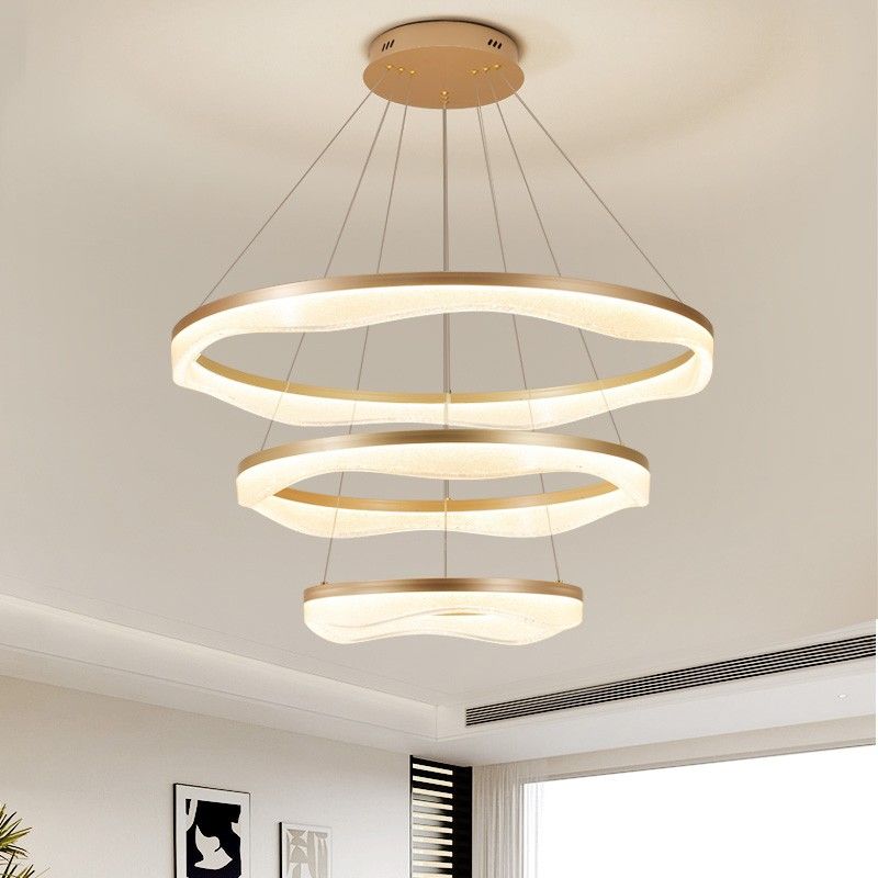 Đèn Chùm LED Kiểu Dáng Ý Thanh Lịch Hiện Đại | LEDTOT DC 38RT - Ảnh 2