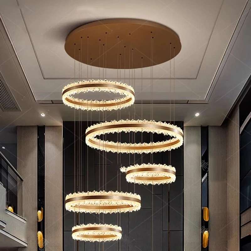 Đèn Chùm Led Pha Lê Nhiều Tầng Đẳng Cấp | LEDTOT DTT 68PR