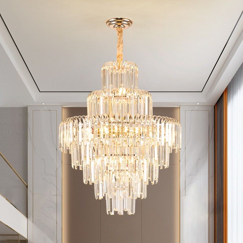 Đèn Chùm Pha Lê Cao Cấp Cho Biệt Thự | LEDTOT DC 52LK - Ảnh 2