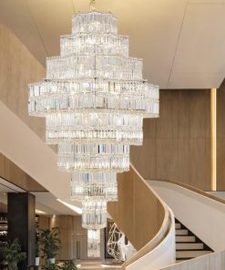 Đèn Chùm Pha Lê K9 Cao Cấp Treo Trần Biệt Thự | LEDTOT DC 60QR