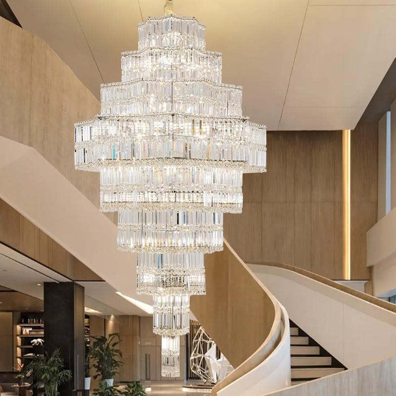 Đèn Chùm Pha Lê K9 Cao Cấp Treo Trần Biệt Thự | LEDTOT DC 60QR