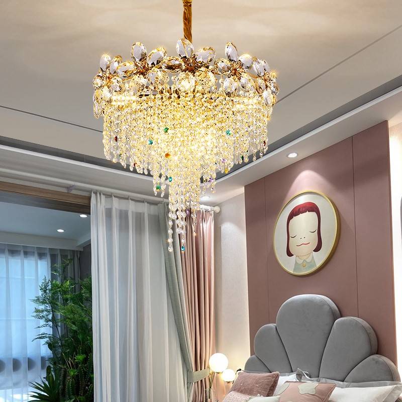 Đèn Chùm Pha Lê K9 Sang Trọng Nghệ Thuật | LEDTOT DC 47NM - Ảnh 4