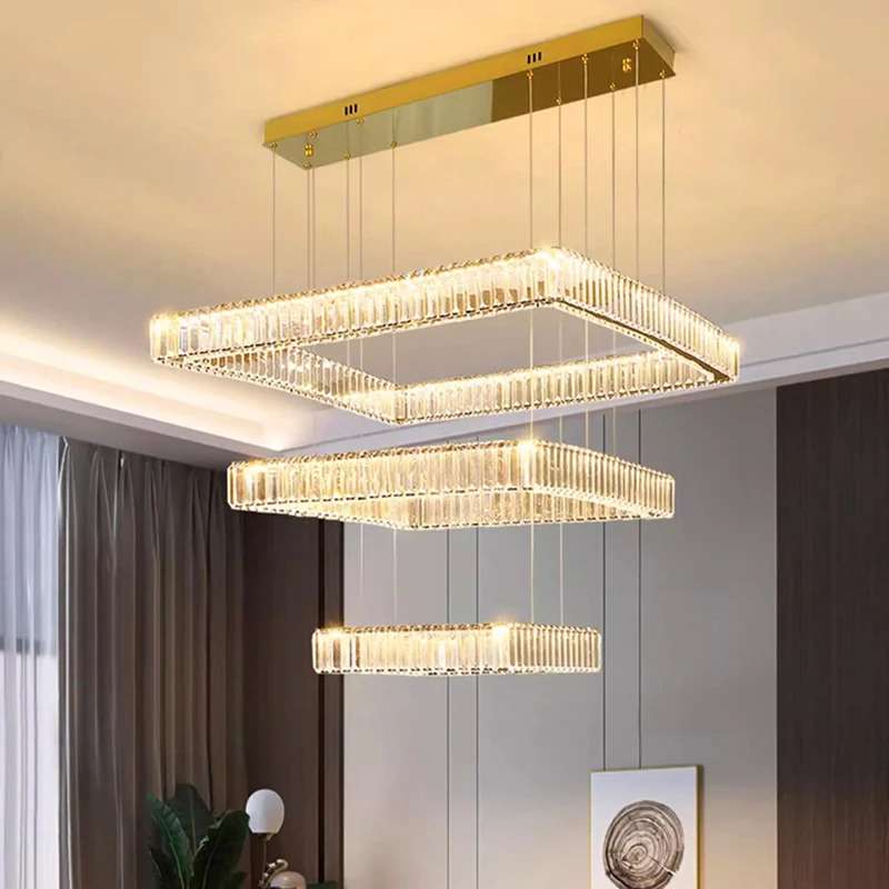 Đèn Chùm Pha Lê Nghệ Thuật Không Gian Sống Sang Trọng | LEDTOT DTT 92HF