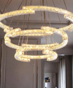 Đèn Chùm Pha Lê Sang Trọng Điều Khiển Từ Xa | LEDTOT DC 74MK