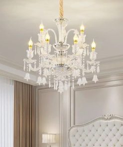 Đèn Chùm Pha Lê Thiết Kế Tinh Xảo Kiểu Âu | LEDTOT DC 93KT