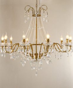 Đèn Chùm Trần Nhà Pha Lê Nghệ Thuật Kiểu Mỹ | LEDTOT DC 65QN