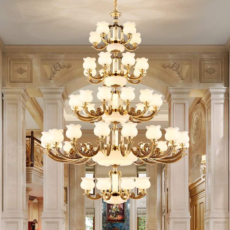 Đèn Chùm Trang Trí Cổ Điển Kiểu Dáng Châu Âu | LEDTOT DC 62TR - Ảnh 5