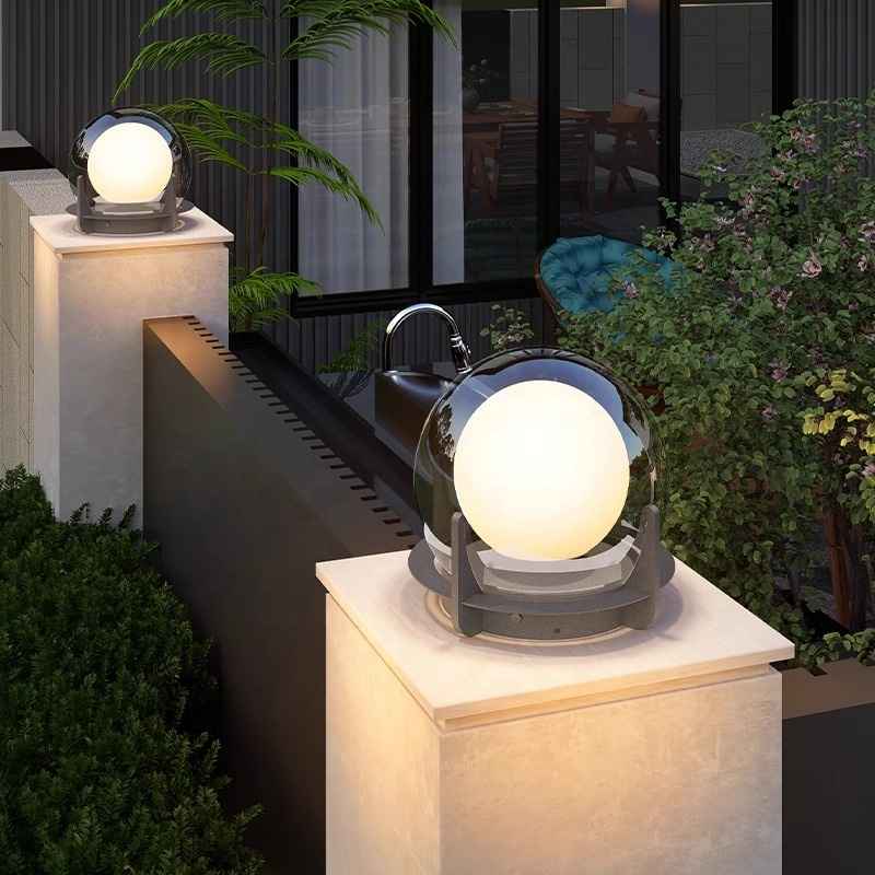 Đèn Cổng Hình Mặt Trăng Năng Lượng Mặt Trời | LEDTOT DTC 82RK - Ảnh 3