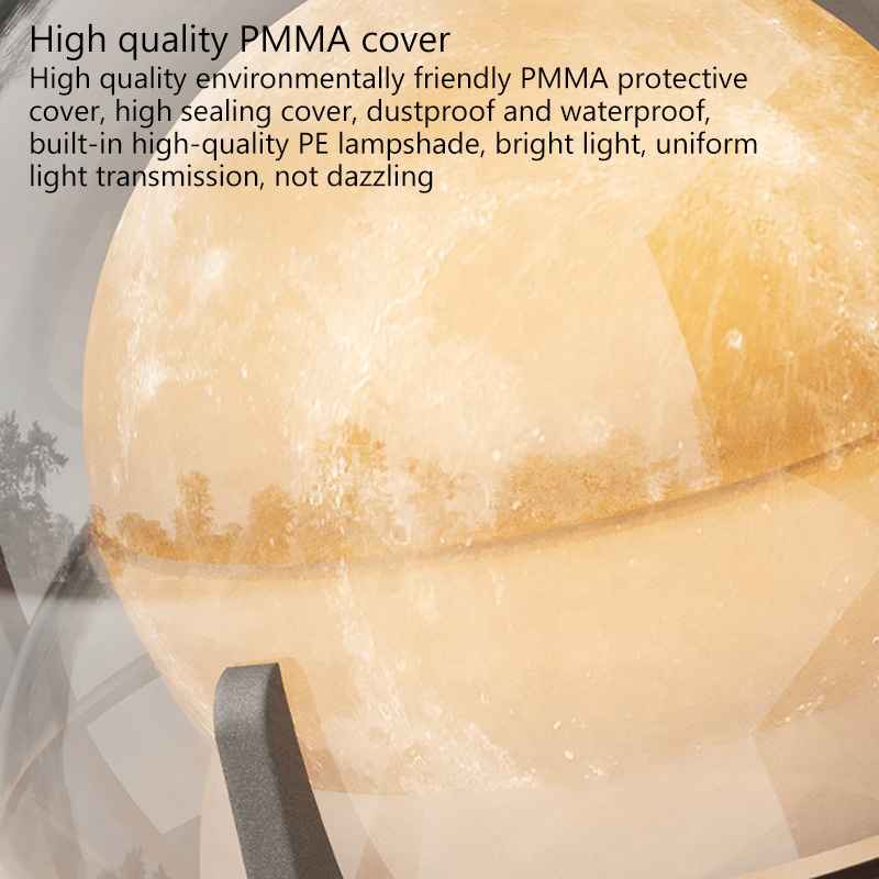 Đèn Cổng Hình Mặt Trăng Năng Lượng Mặt Trời | LEDTOT DTC 82RK - Ảnh 6