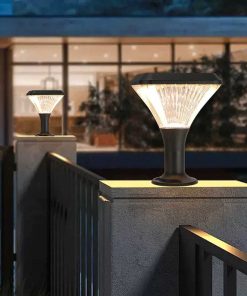 Đèn Cổng Năng Lượng Mặt Trời Ánh Sáng Đa Màu | LEDTOT DTC 61VR