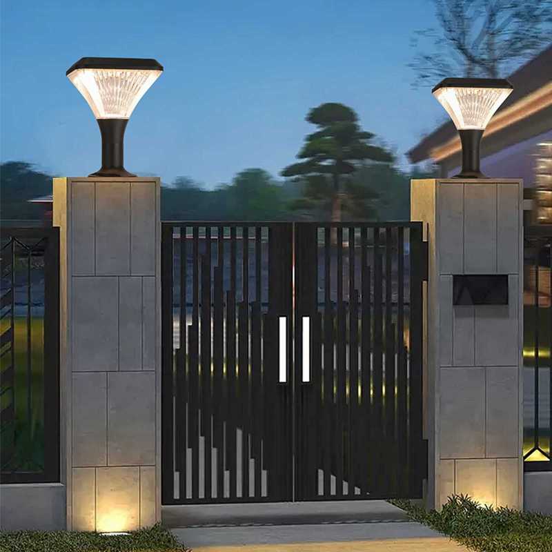 Đèn Cổng Năng Lượng Mặt Trời Ánh Sáng Đa Màu | LEDTOT DTC 61VR - Ảnh 5