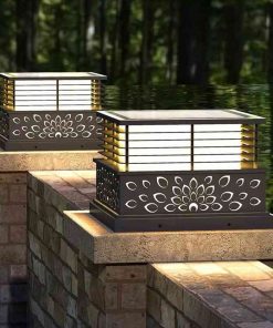 Đèn Cổng Năng Lượng Mặt Trời Cách Điệu | LEDTOT DTC M4QZ