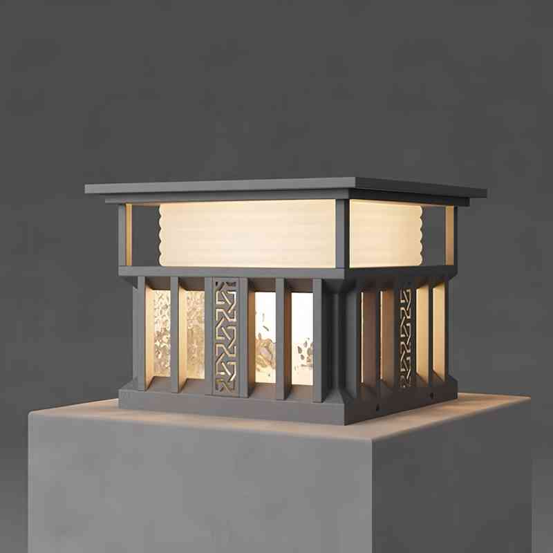 Đèn Cổng Năng Lượng Mặt Trời Cho Ngoại Thất | LEDTOT DTC 68KJ - Ảnh 2