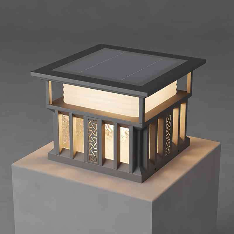 Đèn Cổng Năng Lượng Mặt Trời Cho Ngoại Thất | LEDTOT DTC 68KJ - Ảnh 3