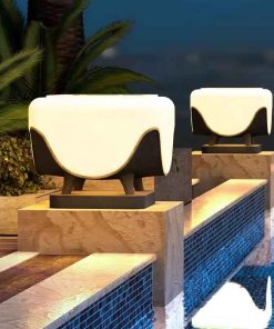 Đèn Cổng Năng Lượng Mặt Trời Cho Sân Vườn | LEDTOT DTC P4QA