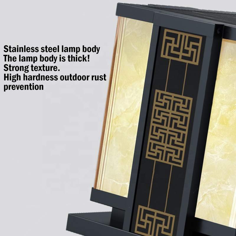 Đèn Cổng Năng Lượng Mặt Trời Hoa Văn Cổ Điển | LEDTOT DTC K5QM - Ảnh 6
