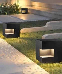 Đèn Cổng Năng Lượng Mặt Trời Kiểu Đương Đại | LEDTOT DTC Z2HN