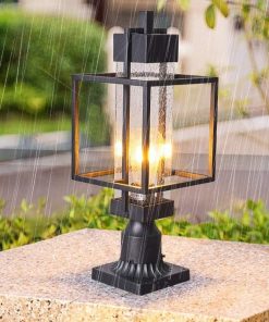 Đèn Cổng Năng Lượng Mặt Trời Phong Cách Mới | LEDTOT DTC 71KJ