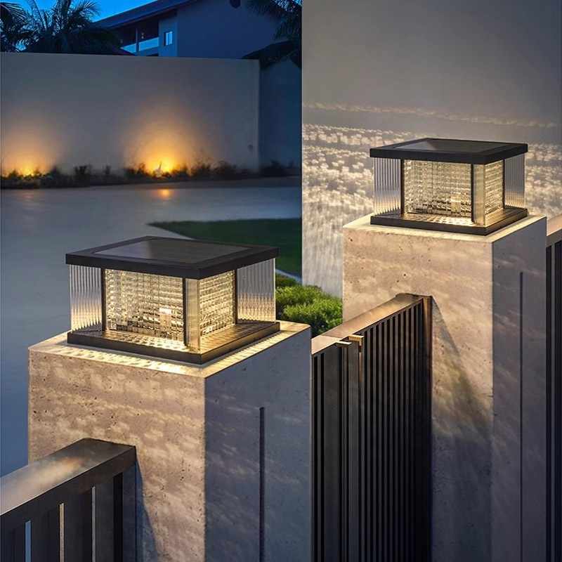 Đèn Cổng Năng Lượng Mặt Trời Phong Cách Nordic | LEDTOT DTC V1NJ - Ảnh 6