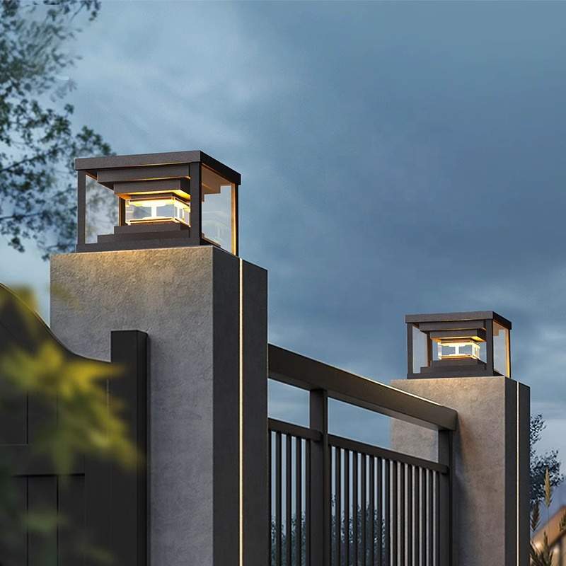 Đèn Cổng Năng Lượng Mặt Trời Thiết Kế Độc Đáo | LEDTOT DTC Q8WR - Ảnh 3