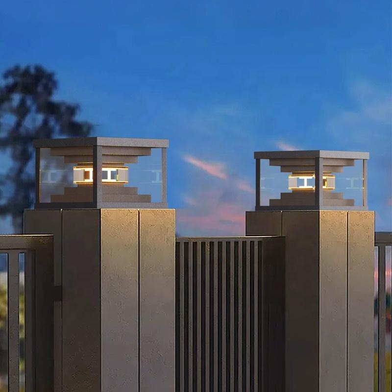 Đèn Cổng Năng Lượng Mặt Trời Thiết Kế Độc Đáo | LEDTOT DTC Q8WR - Ảnh 4