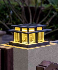 Đèn Cổng Sân Vườn Năng Lượng Mặt Trời E27 IP65 | LEDTOT DTC Z5TR