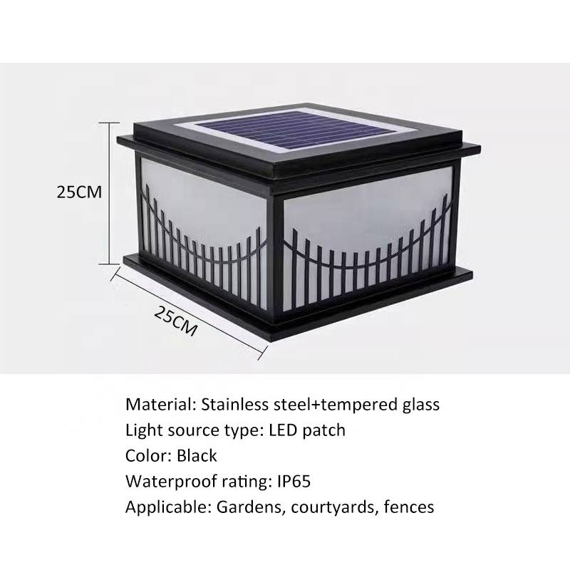 Đèn Cổng Sân Vườn Năng Lượng Mặt Trời Hiện Đại | LEDTOT DTC 57QX - Ảnh 5