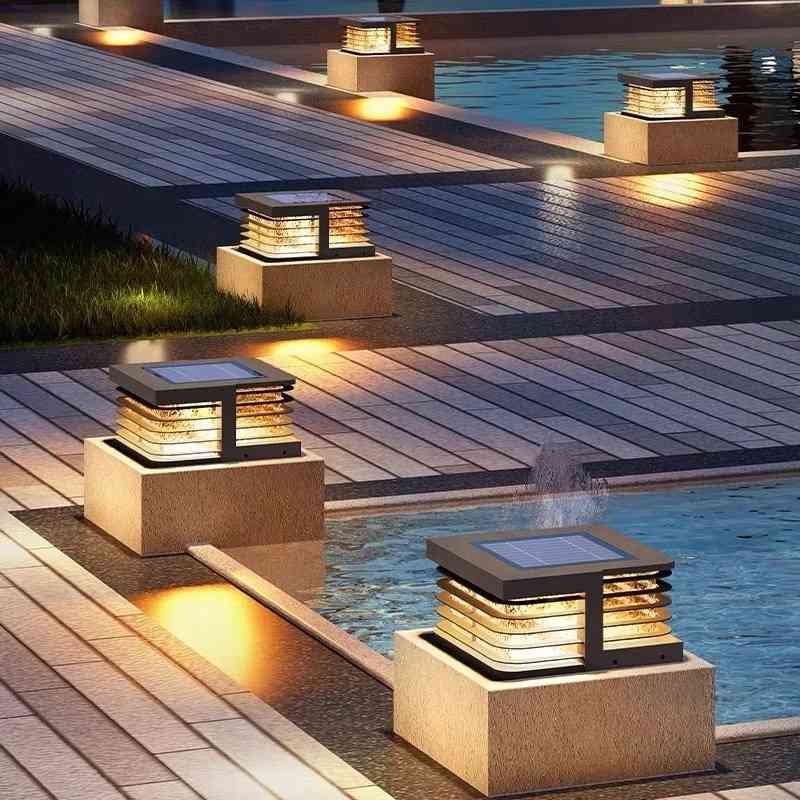 Đèn Cổng Sân Vườn Năng Lượng Mặt Trời IP65 | LEDTOT DTC K3ZA - Ảnh 3