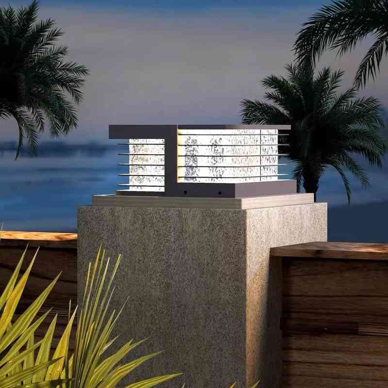 Đèn Cổng Sân Vườn Năng Lượng Mặt Trời IP65 | LEDTOT DTC K3ZA - Ảnh 4