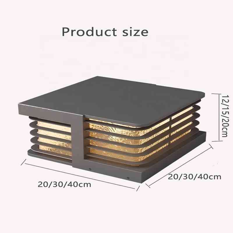 Đèn Cổng Sân Vườn Năng Lượng Mặt Trời IP65 | LEDTOT DTC K3ZA - Ảnh 6