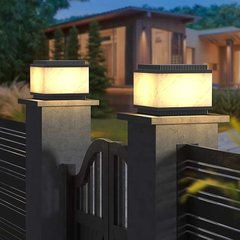 Đèn Cổng Thiết Kế Tinh Tế Năng Lượng Mặt Trời | LEDTOT DTC V7QK - Ảnh 2