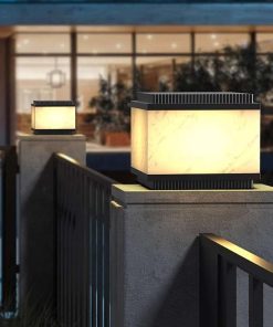 Đèn Cổng Thiết Kế Tinh Tế Năng Lượng Mặt Trời | LEDTOT DTC V7QK