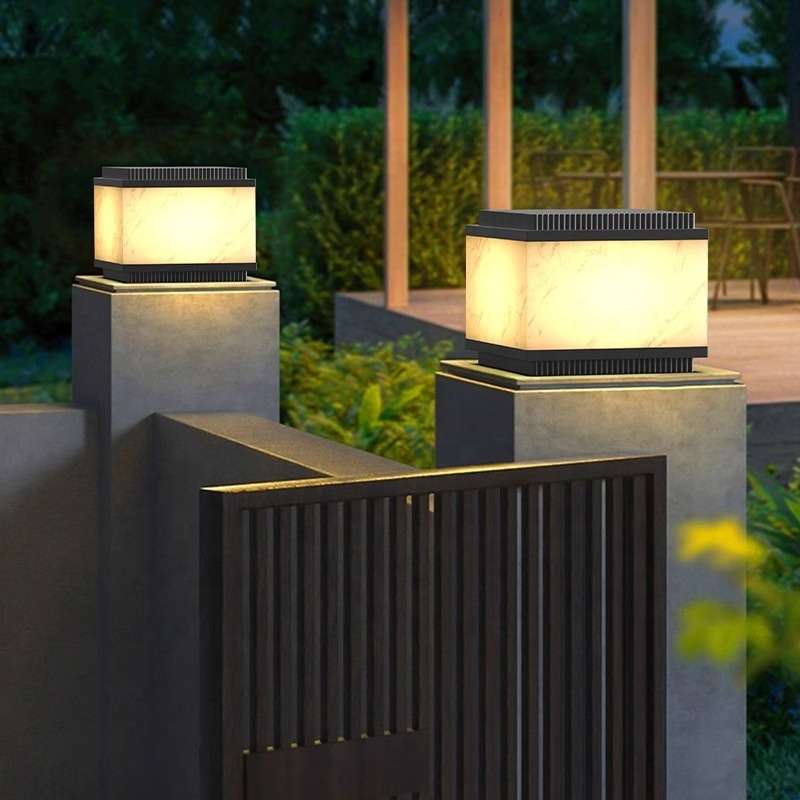 Đèn Cổng Thiết Kế Tinh Tế Năng Lượng Mặt Trời | LEDTOT DTC V7QK - Ảnh 5