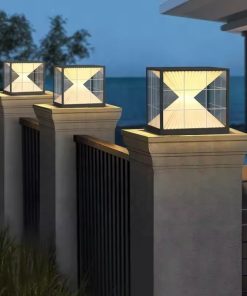 Đèn Cột Cổng Năng Lượng Mặt Trời Hiện Đại | LEDTOT DTC 73VG