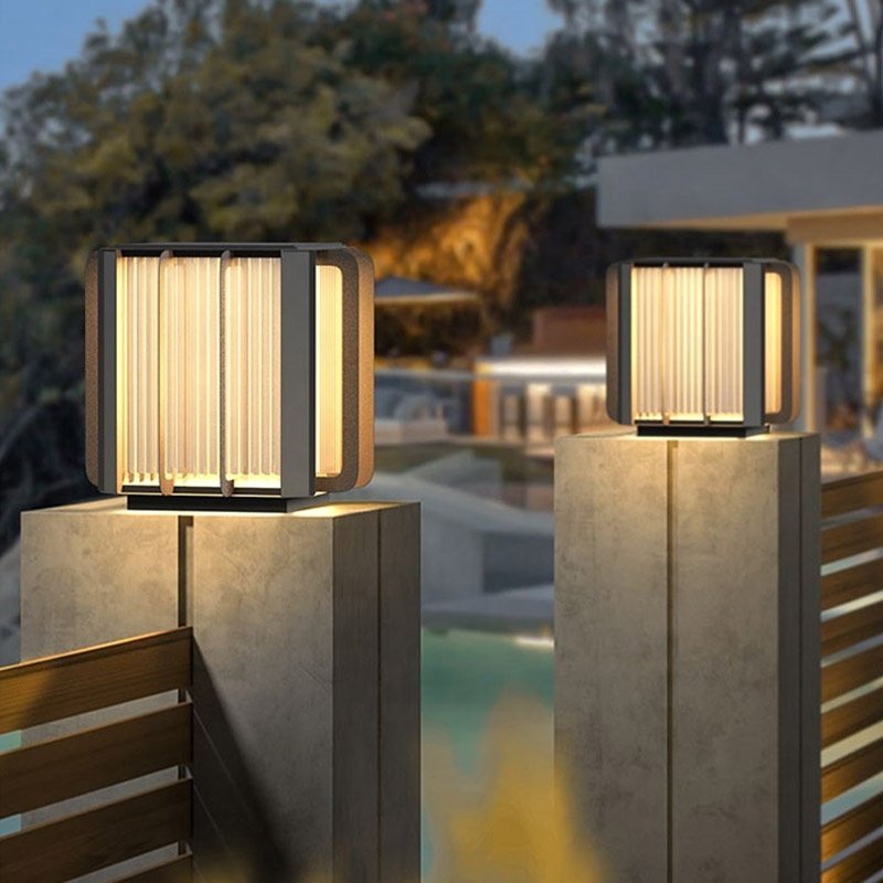 Đèn Cột Cổng Năng Lượng Mặt Trời Kiểu Bắc Âu | LEDTOT DTC 39PL - Ảnh 4