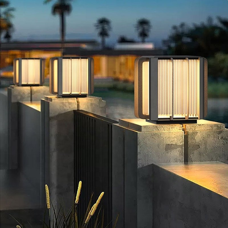 Đèn Cột Cổng Năng Lượng Mặt Trời Kiểu Bắc Âu | LEDTOT DTC 39PL - Ảnh 5