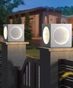 Đèn LED Cột Cổng Sân Vườn Năng Lượng Mặt Trời | LEDTOT DTC M4XQ