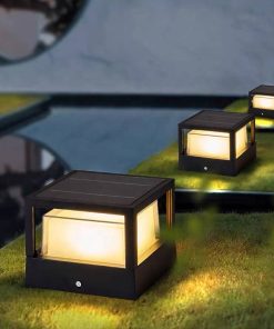 Đèn LED Trụ Cổng Bắc Âu Năng Lượng Mặt Trời | LEDTOT DTC 71KV