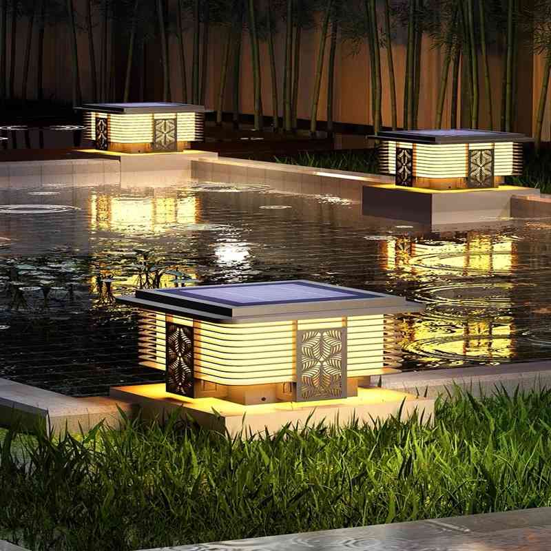 Đèn LED Trụ Cổng Biệt Thự Năng Lượng Mặt Trời | LEDTOT DTC M2Q7 - Ảnh 4