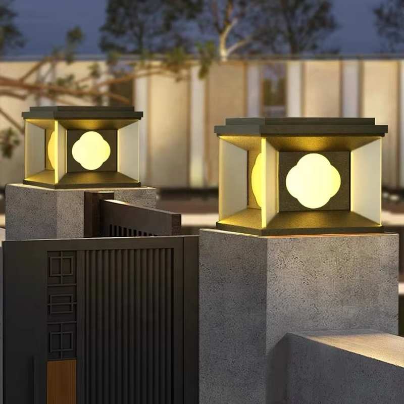 Đèn LED Trụ Cổng Hình Hộp Năng Lượng Mặt Trời | LEDTOT DTC 63ZX - Ảnh 3