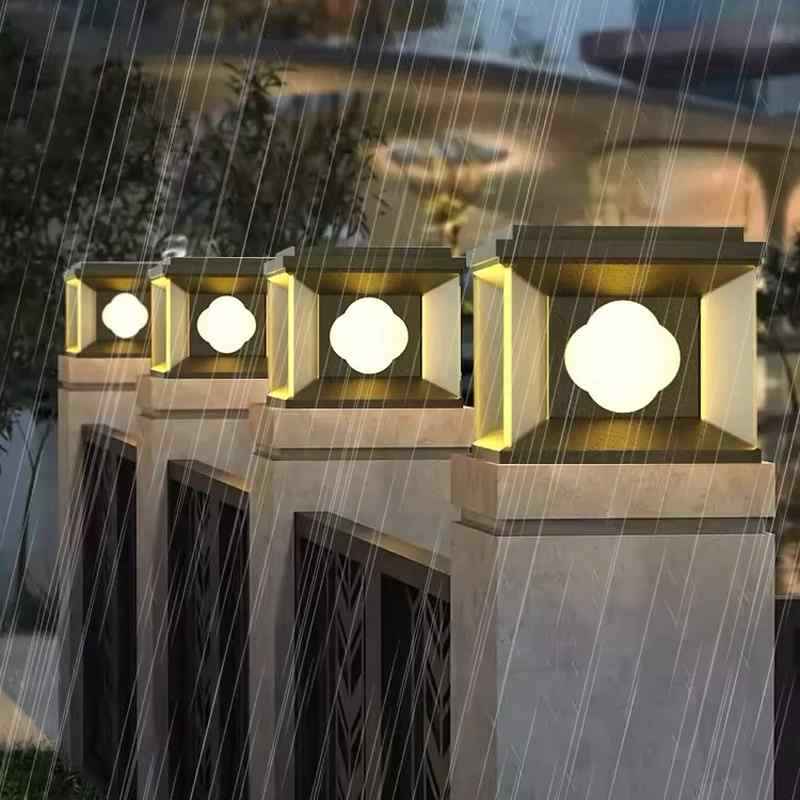 Đèn LED Trụ Cổng Hình Hộp Năng Lượng Mặt Trời | LEDTOT DTC 63ZX - Ảnh 2