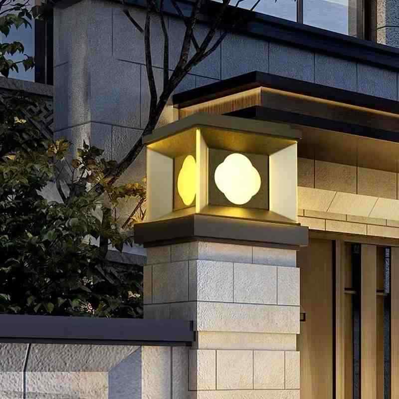 Đèn LED Trụ Cổng Hình Hộp Năng Lượng Mặt Trời | LEDTOT DTC 63ZX