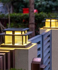 Đèn LED Trụ Cổng Kiểu Nhật Năng Lượng Mặt Trời | LEDTOT DTC T71F