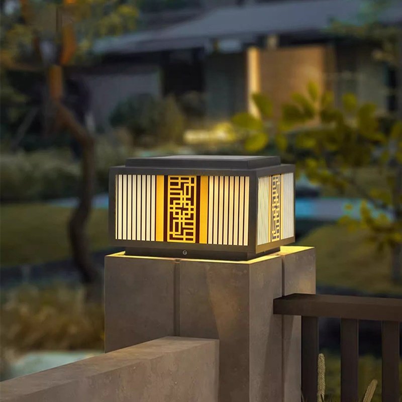 Đèn LED Trụ Cổng Năng Lượng Mặt Trời Cổ Điển | LEDTOT DTC 73QL - Ảnh 4