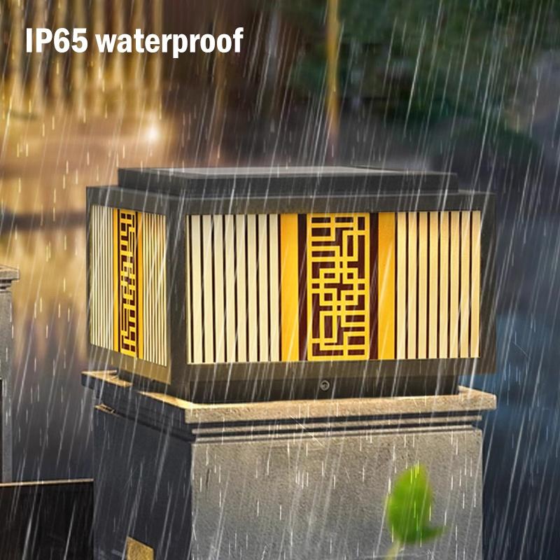 Đèn LED Trụ Cổng Năng Lượng Mặt Trời Cổ Điển | LEDTOT DTC 73QL - Ảnh 5