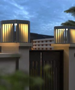 Đèn LED Trụ Cổng Năng Lượng Mặt Trời Kiểu Cách | LEDTOT DTC 92QL