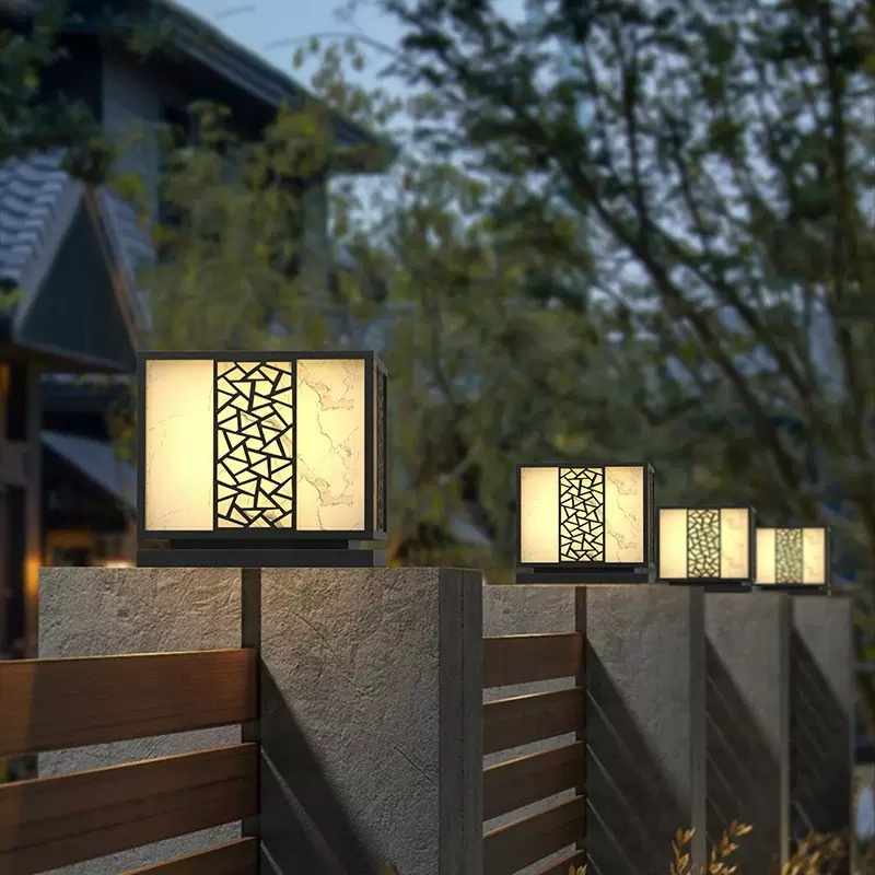 Đèn LED Trụ Cổng Năng Lượng Mặt Trời Tinh Tế | LEDTOT DTC X9KT - Ảnh 4